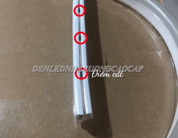 Xác định điểm cắt dây LED Neon Xác định điểm cắt dây LED Neon